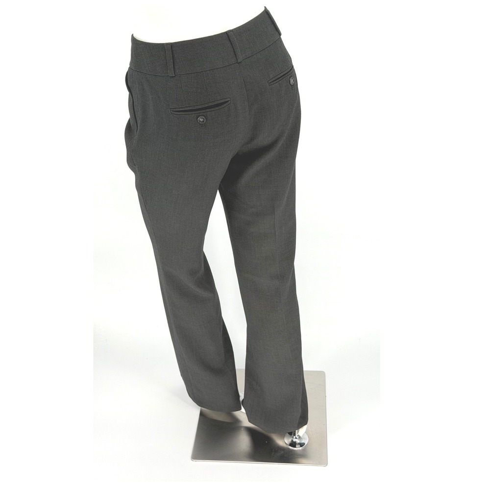 LOFT Julie Boot Cut Trousers Charcoal Gray Women's 6 Career Pants Academia 98-07 - Picture 3 of 13